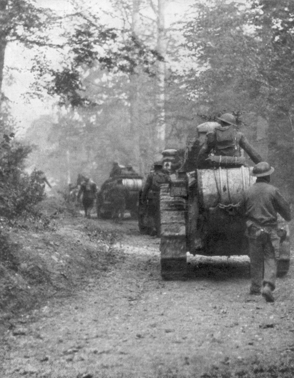 Amerikaner förbereder sig för attacken mot Argonneskogen, Verdun, Frankrike, september 1918 av Unbekannt