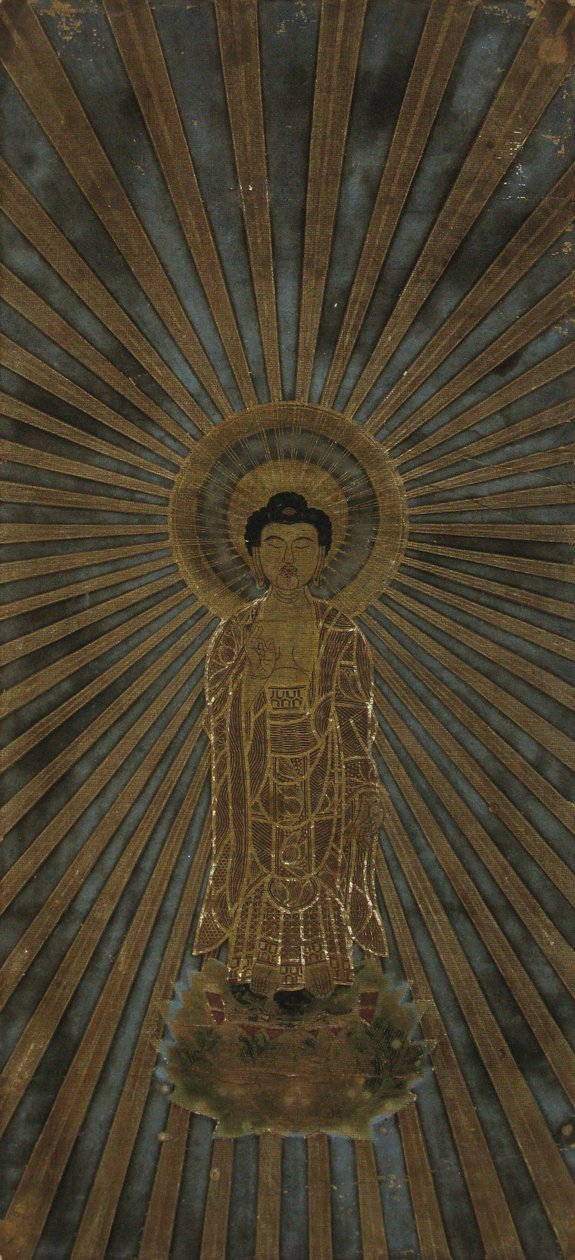 Amida Manifesting in the Dharma-body of Expedient Means, 1700-talet. av Unbekannt