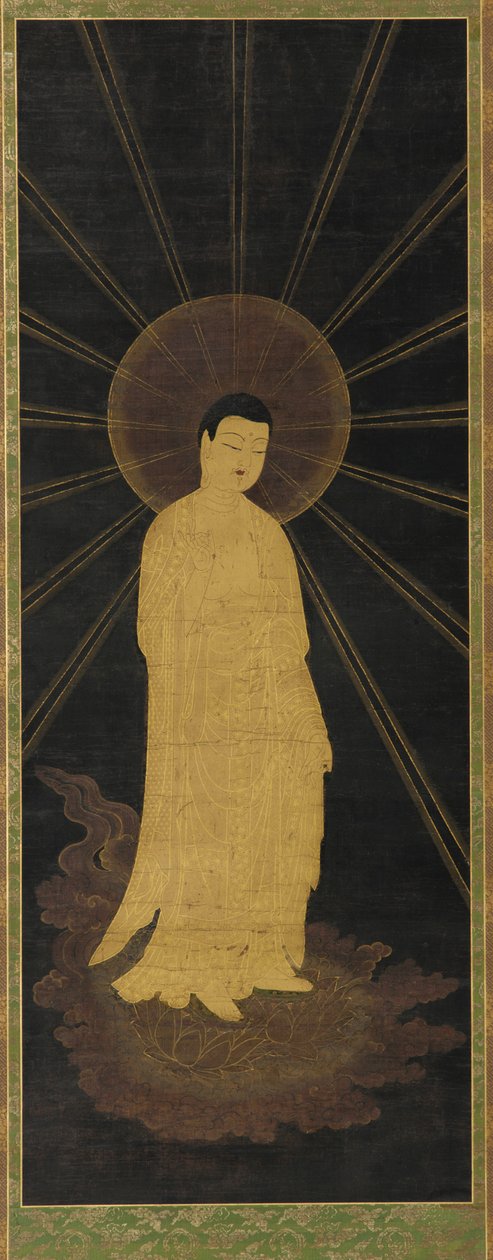 Amitabha Amida välkomnar själar till paradiset, Muromachi-perioden, 1300-1400-talet. av Unbekannt