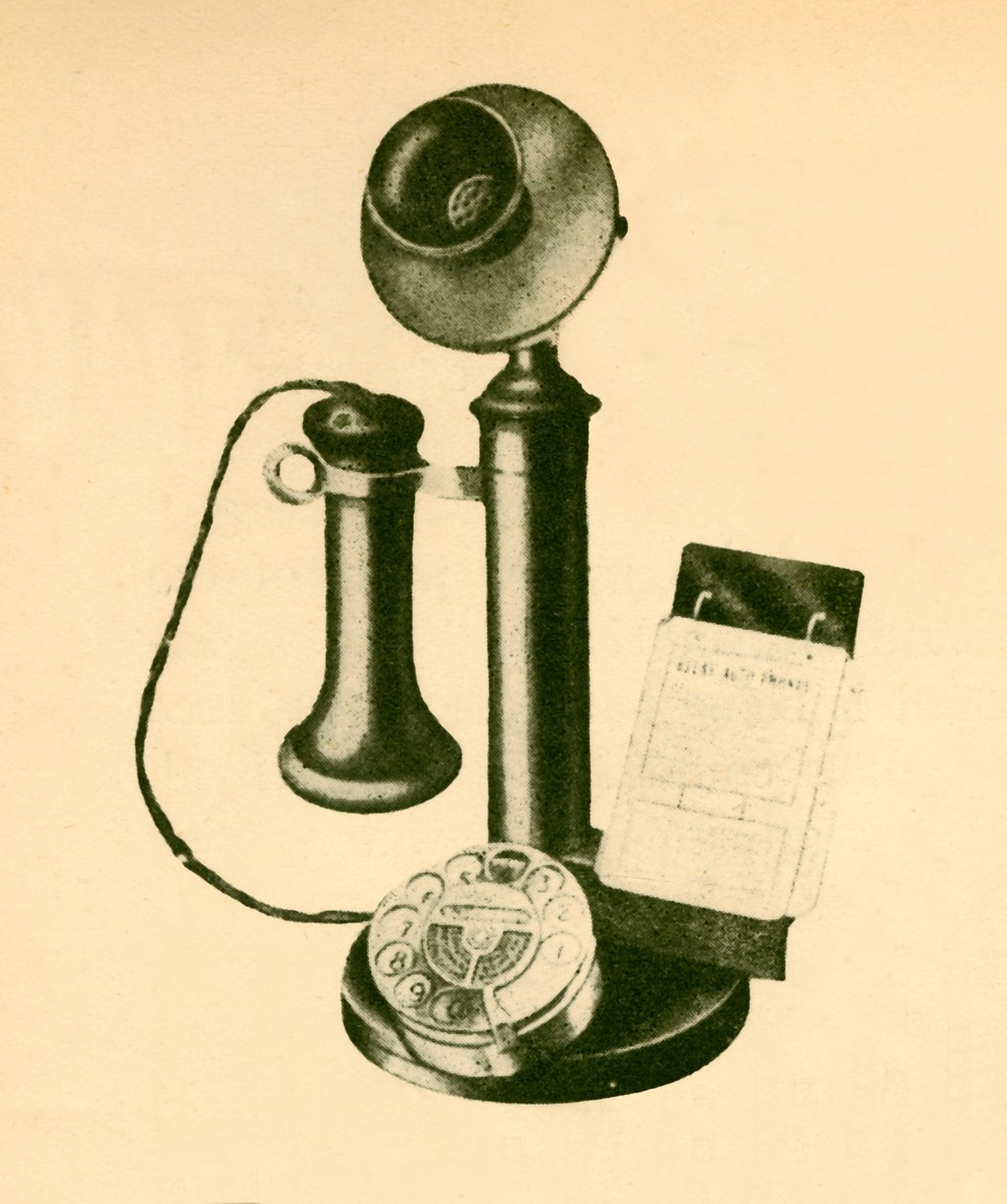 En automatisk telefonmottagare, c1930. av Unbekannt