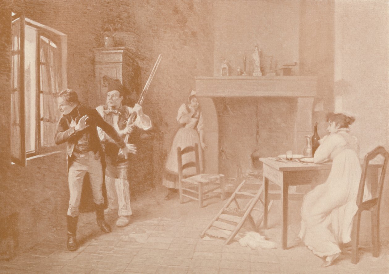 An Episod of the White Terror, 1815, 1896 av Unbekannt