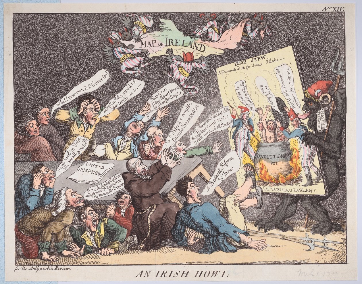 An Irish Howl, 1 mars 1799, 1 mars 1799. av Unbekannt
