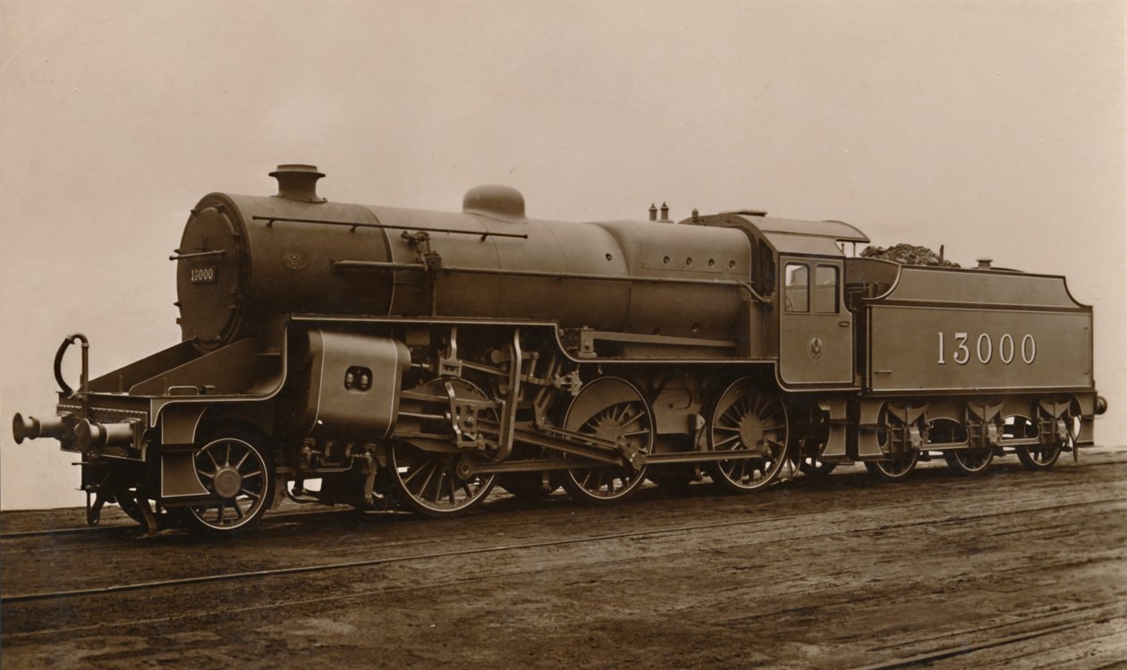 En L.M.S. Blandtrafiklok, c1930-talet. av Unbekannt