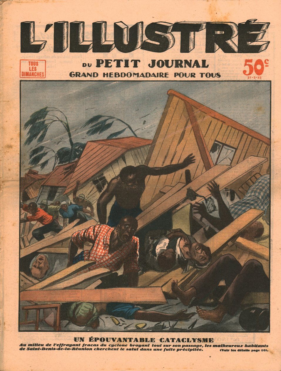 En fruktansvärd katastrof, 1932. av Unbekannt
