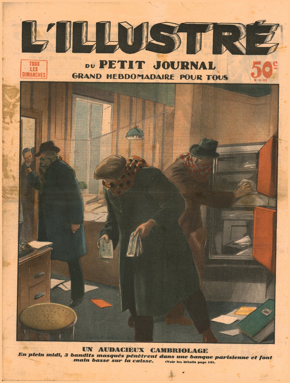 Ett djärvt inbrott, 1932. av Unbekannt