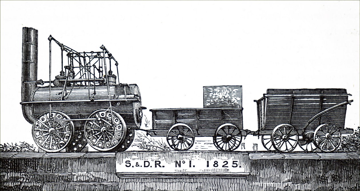Ett motorlok som jag byggde av George Stephenson av Unbekannt