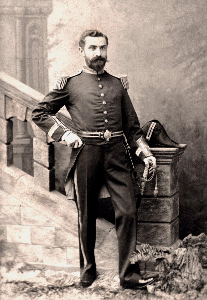 En officer i full uniform, tidigt 1900-tal av Unbekannt