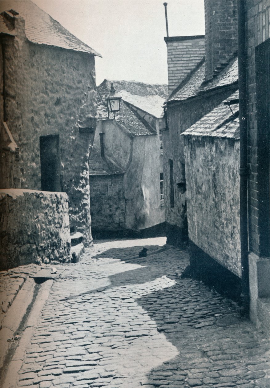 En gammal del av St Ives, Cornwall, planerad som ett slumrensningsområde, 1935 av Unbekannt