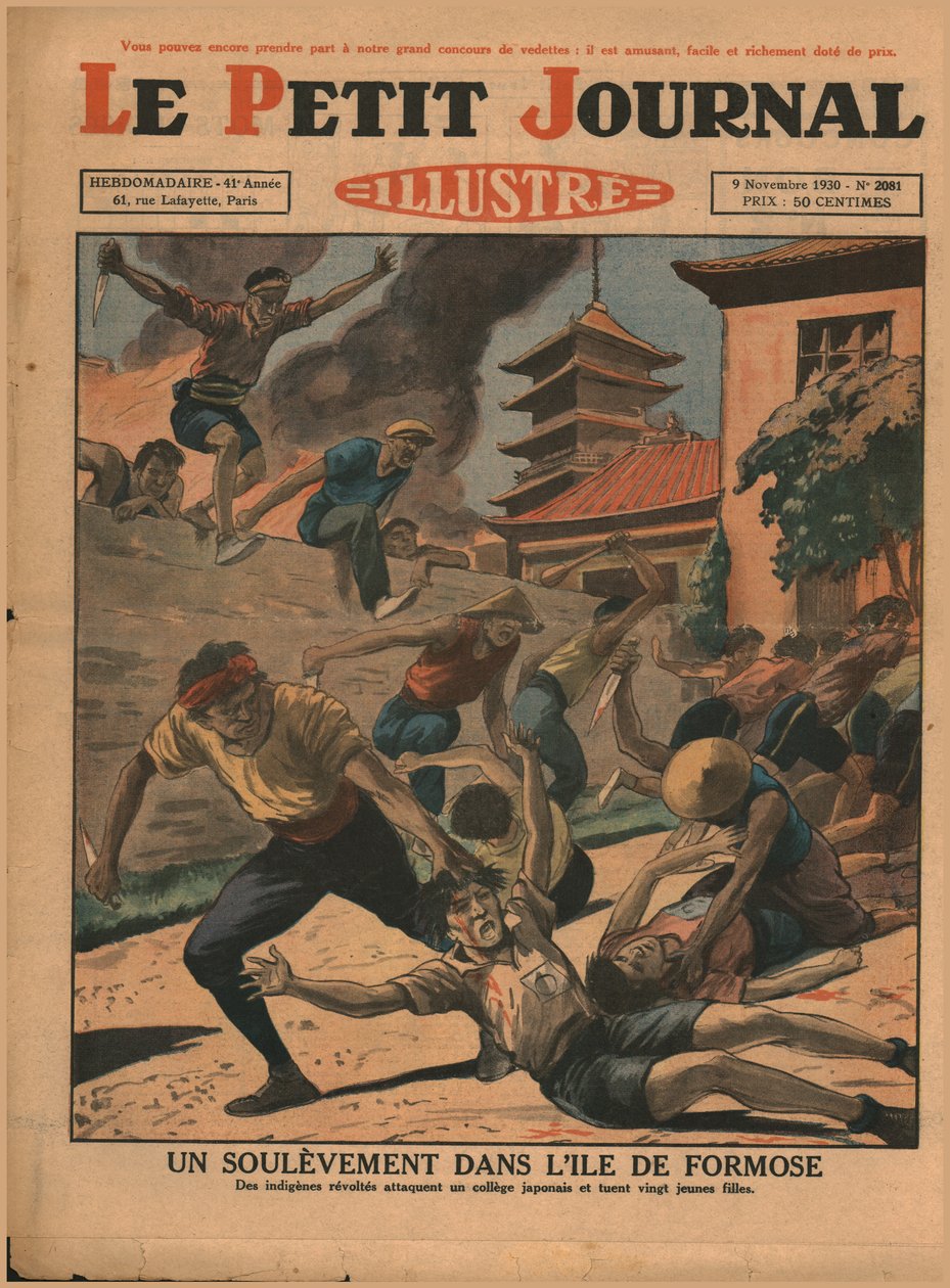 Ett uppror på ön Formosa, 1930. av Unbekannt