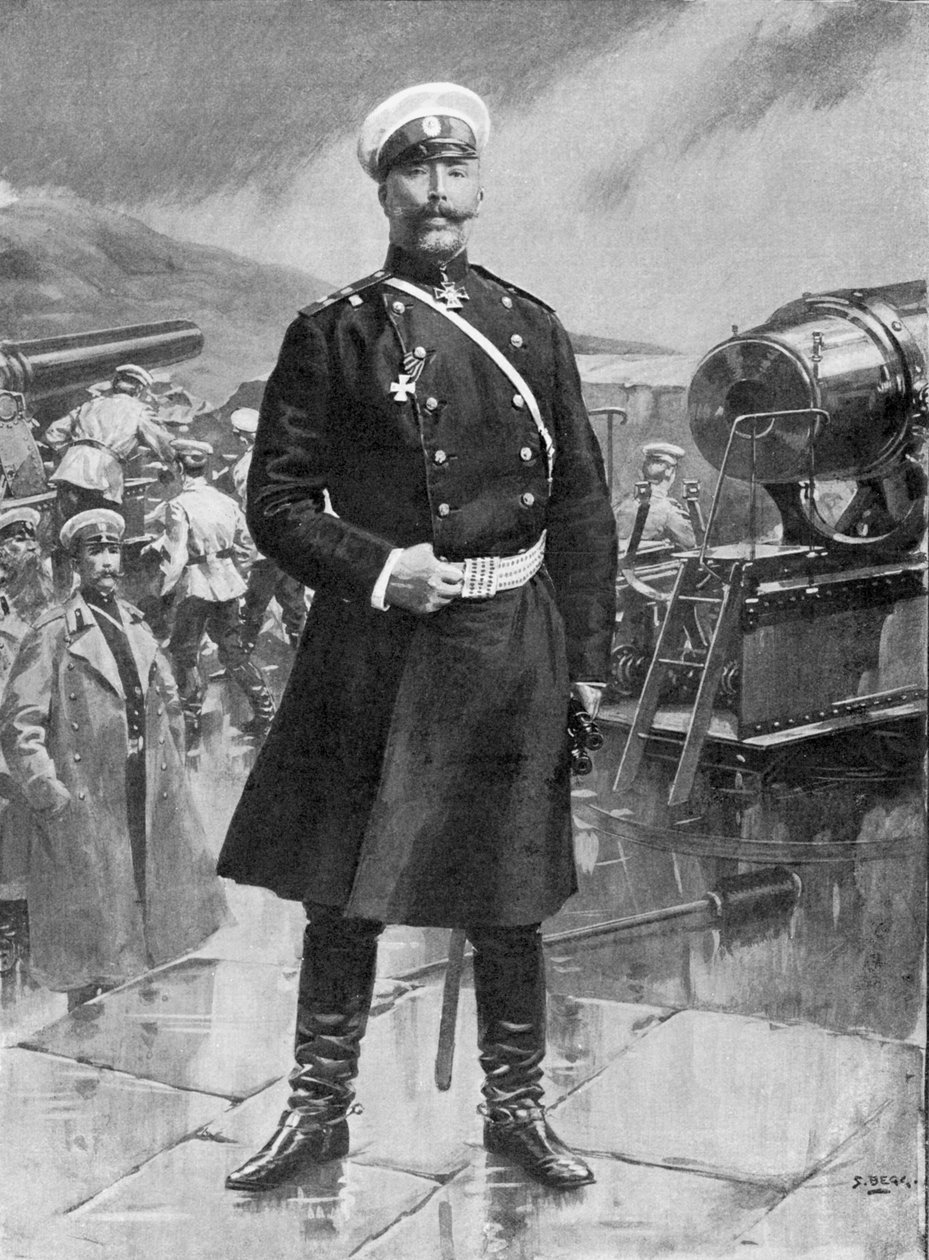Anatolij Mikhaylovich Stossel, rysk general, rysk-japanska kriget, 1904-1905 av Unbekannt