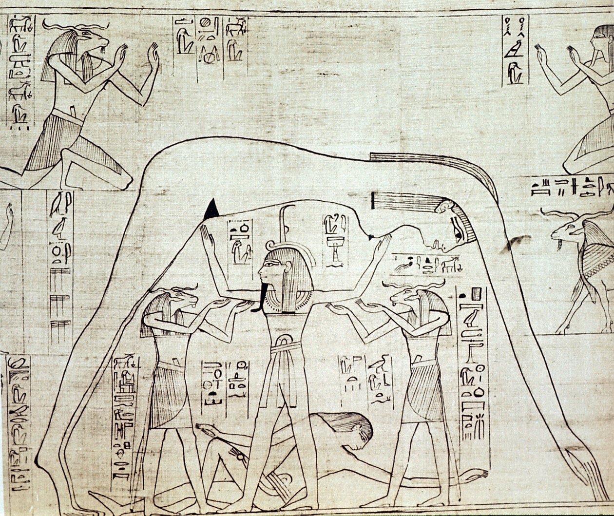 Forntida egyptiskt kosmos, c1025 f.Kr av Unbekannt