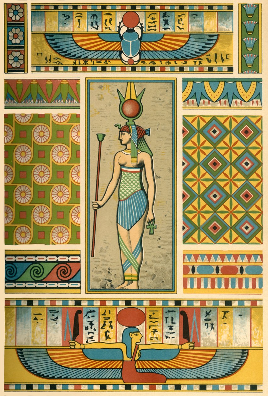 Forntida egyptisk dekoration, 1898. av Unbekannt