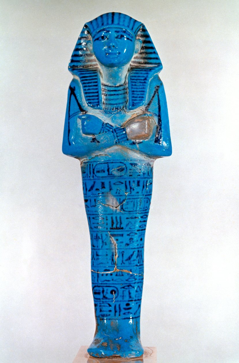 Forntida egyptisk begravningsfigur, 1200-1100-talet f.Kr av Unbekannt