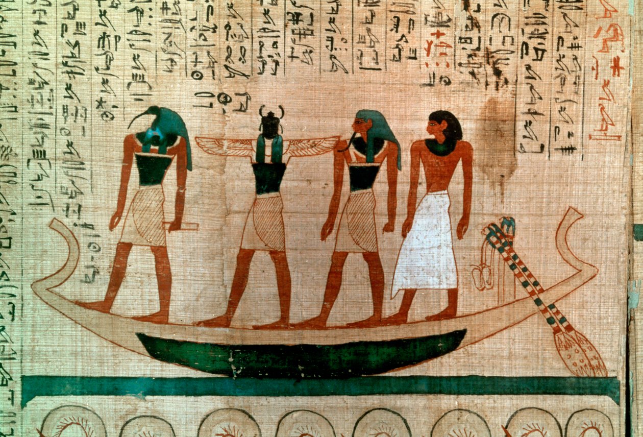Forntida egyptisk papyrus, 1000-1000-talet f.Kr av Unbekannt