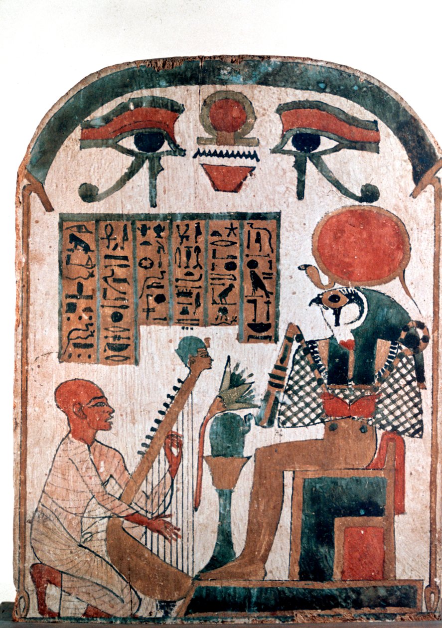 Forntida egyptisk stel, 1000-1000-talet f.Kr av Unbekannt