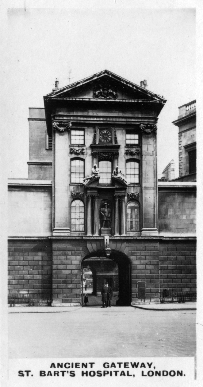 Ancient Gateway, St Barts Hospital, London, c1920-talet av Unbekannt