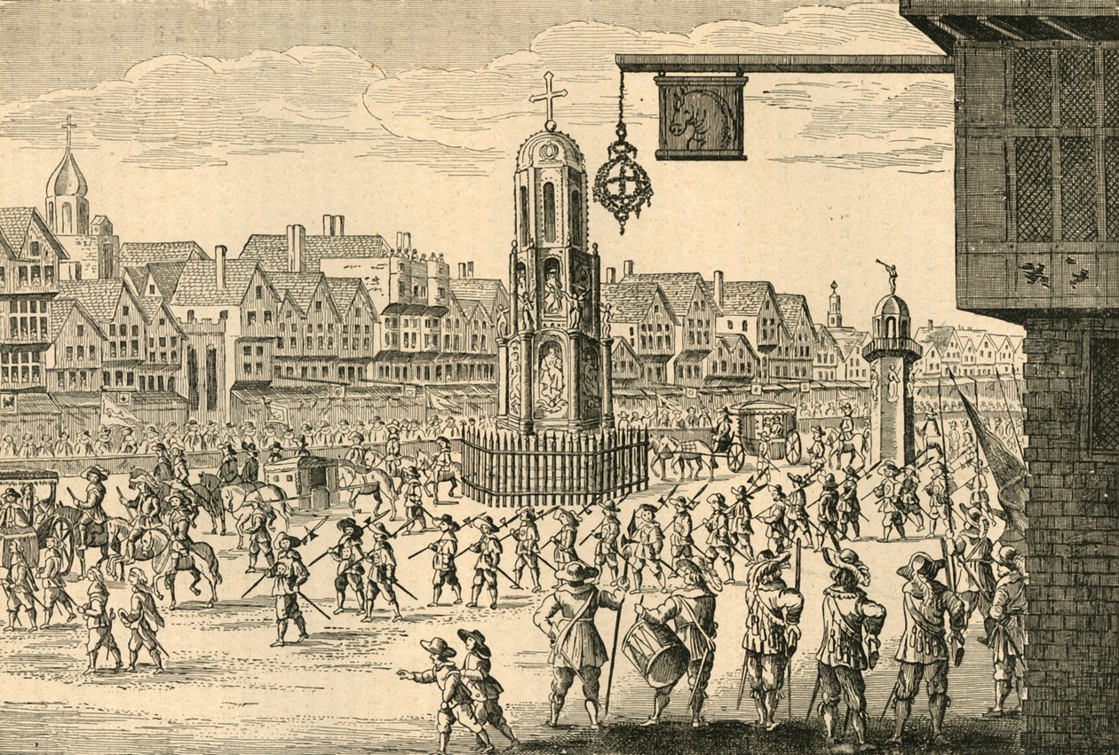 Ancient View of Cheapside, 1897. av Unbekannt