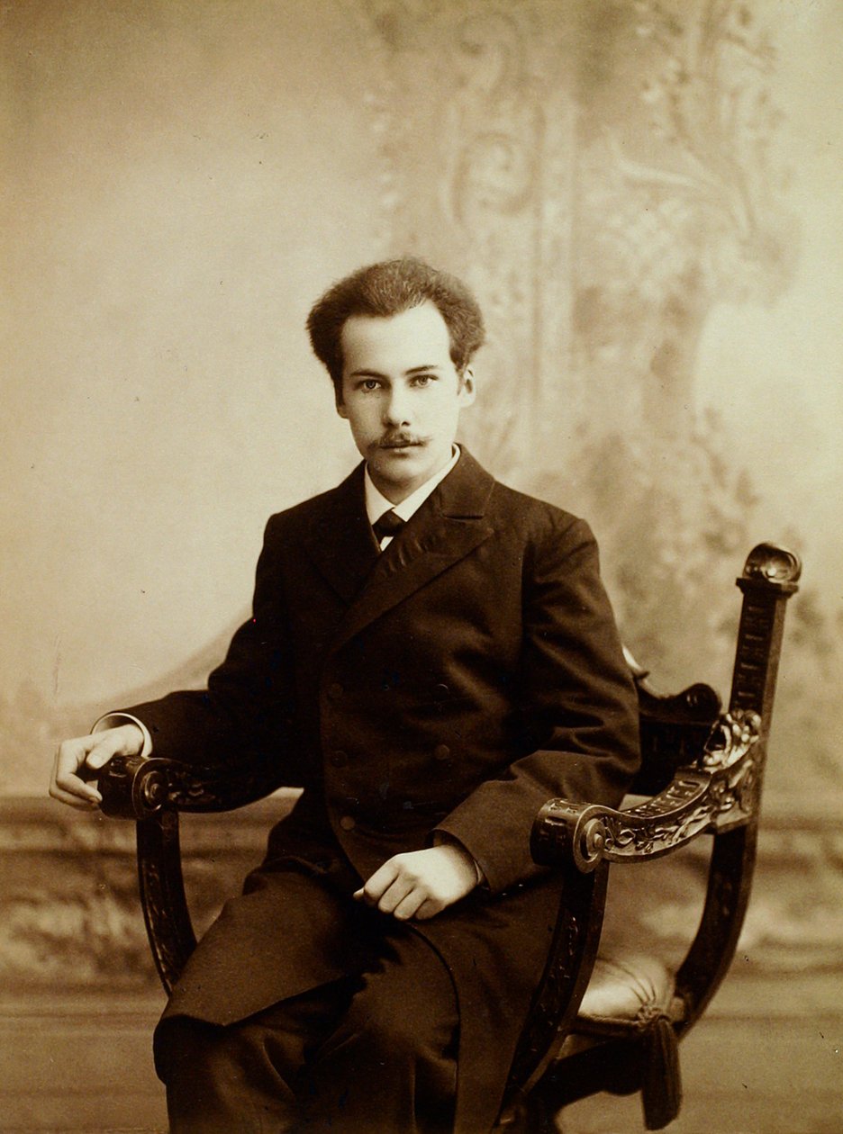 Andrei Bely, rysk romanförfattare och poet, 1904 av Unbekannt