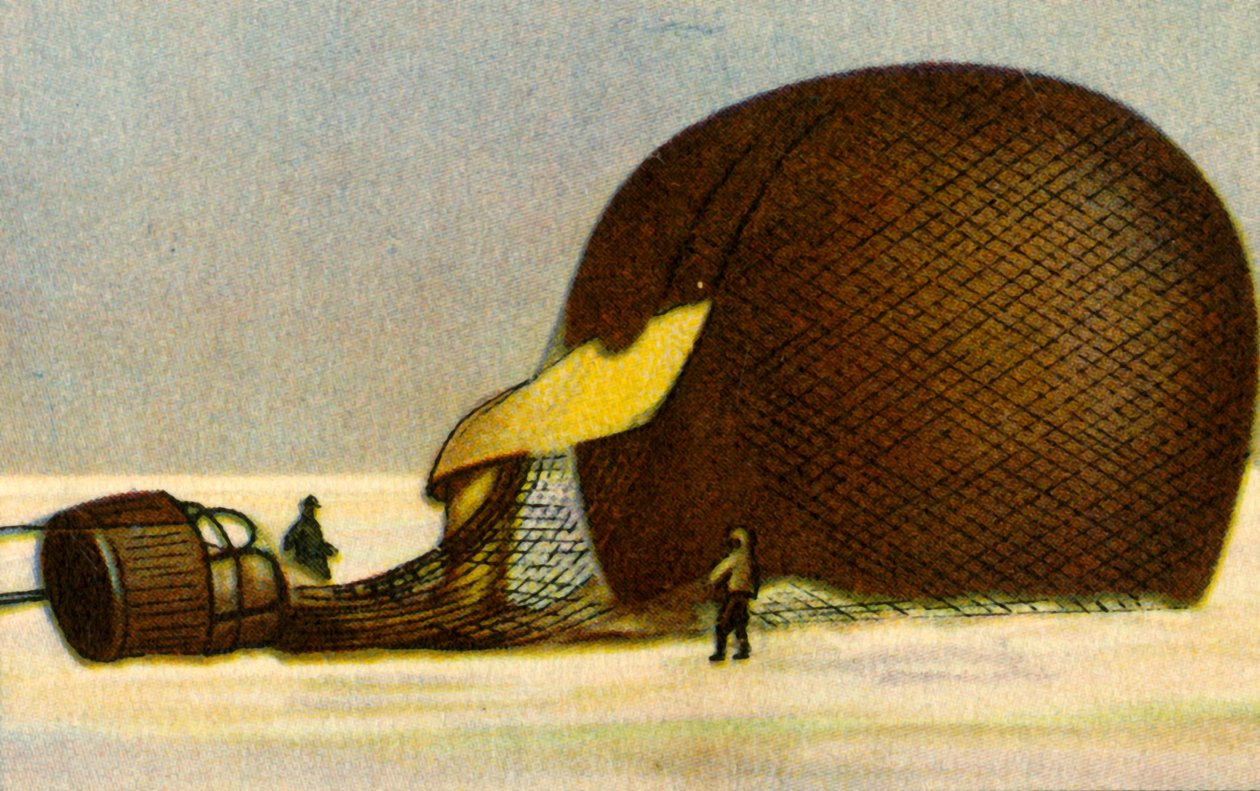Andrées arktiska ballong efter kraschen, 1897, 1932. av Unbekannt