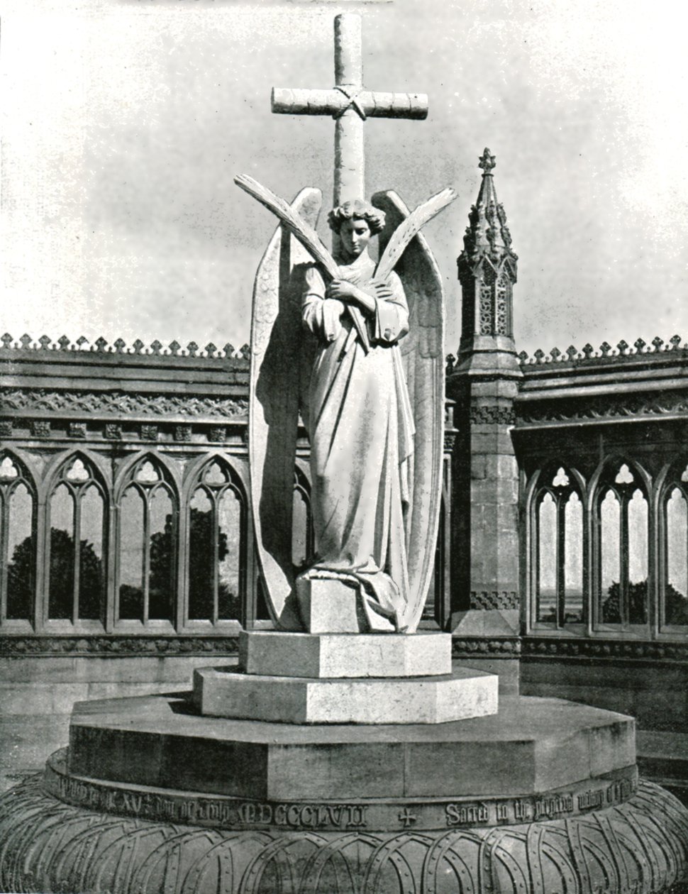Angel of the Memorial Well, Cawnpore, Indien, 1895. av Unbekannt