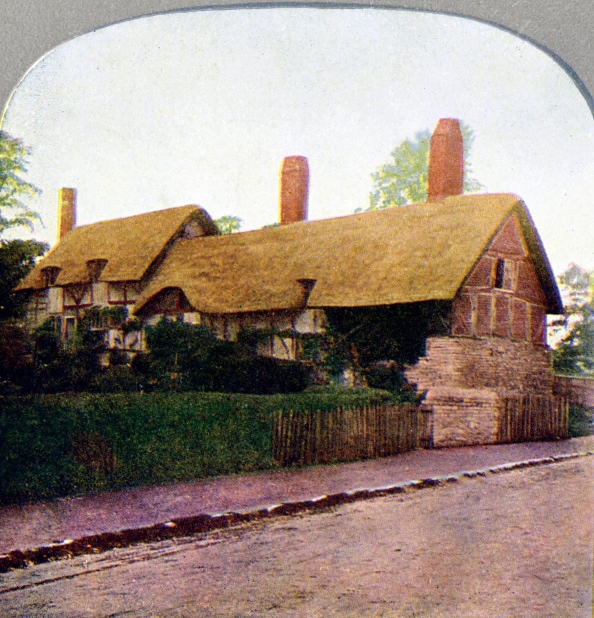 Ann Hathaways stuga, Stratford-upon-Avon, Warwickshire, tidigt 1900-tal av Unbekannt