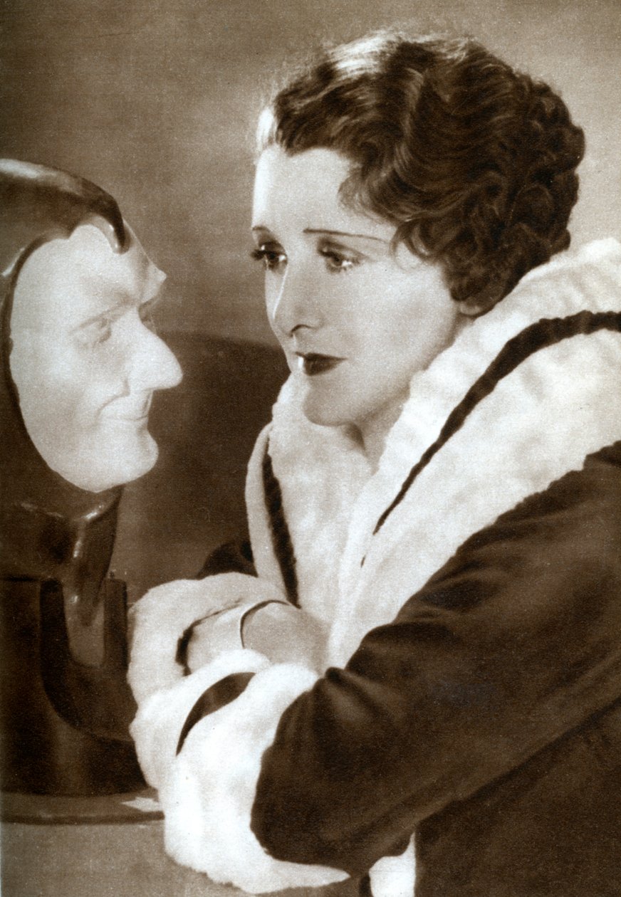 Anne Grey, engelsk skådespelerska, 1933 av Unbekannt