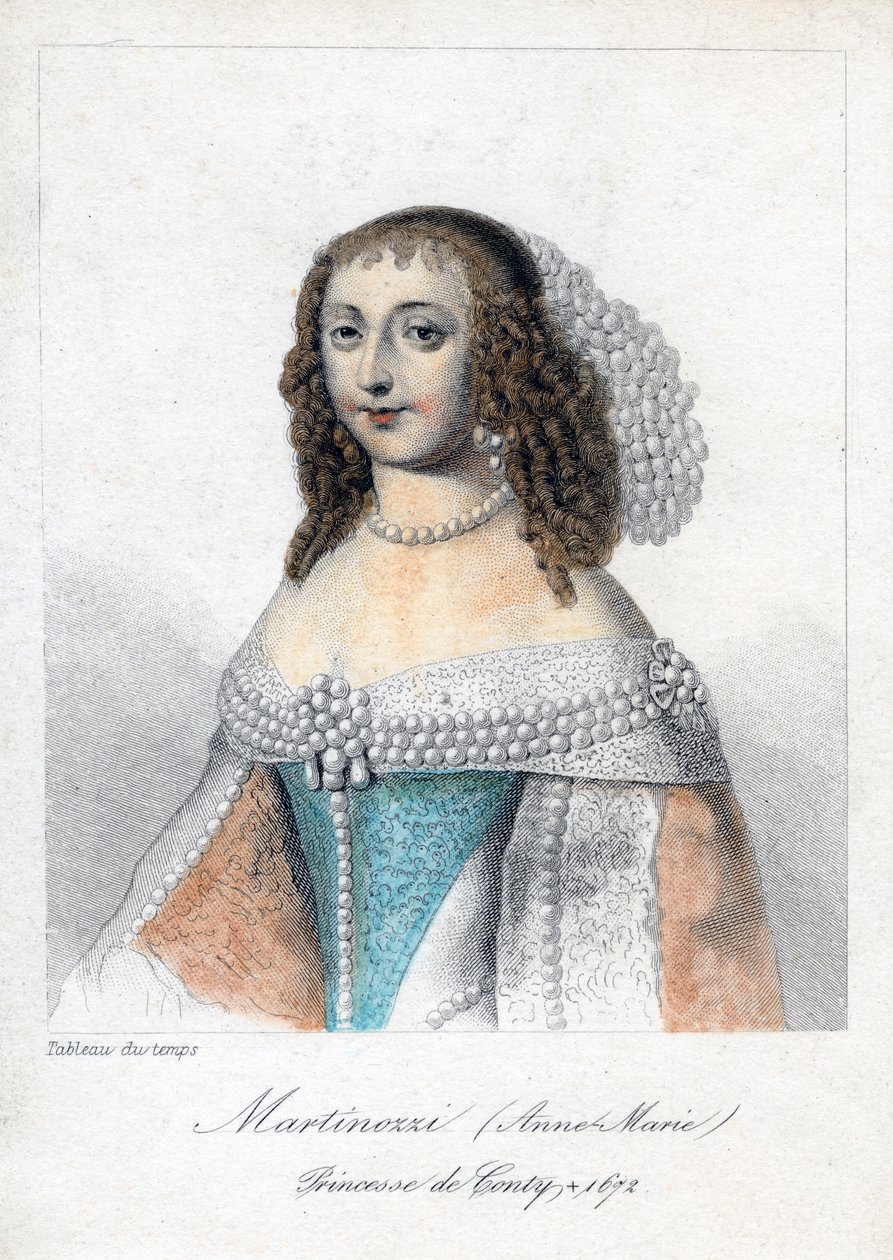 Anne Marie Martinozzi, italiensk-född fransk aristokrat från 1600-talet av Unbekannt