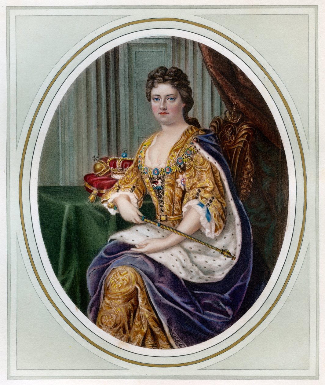 Anne, drottning av Storbritannien, 1702-1714 1906 av Unbekannt