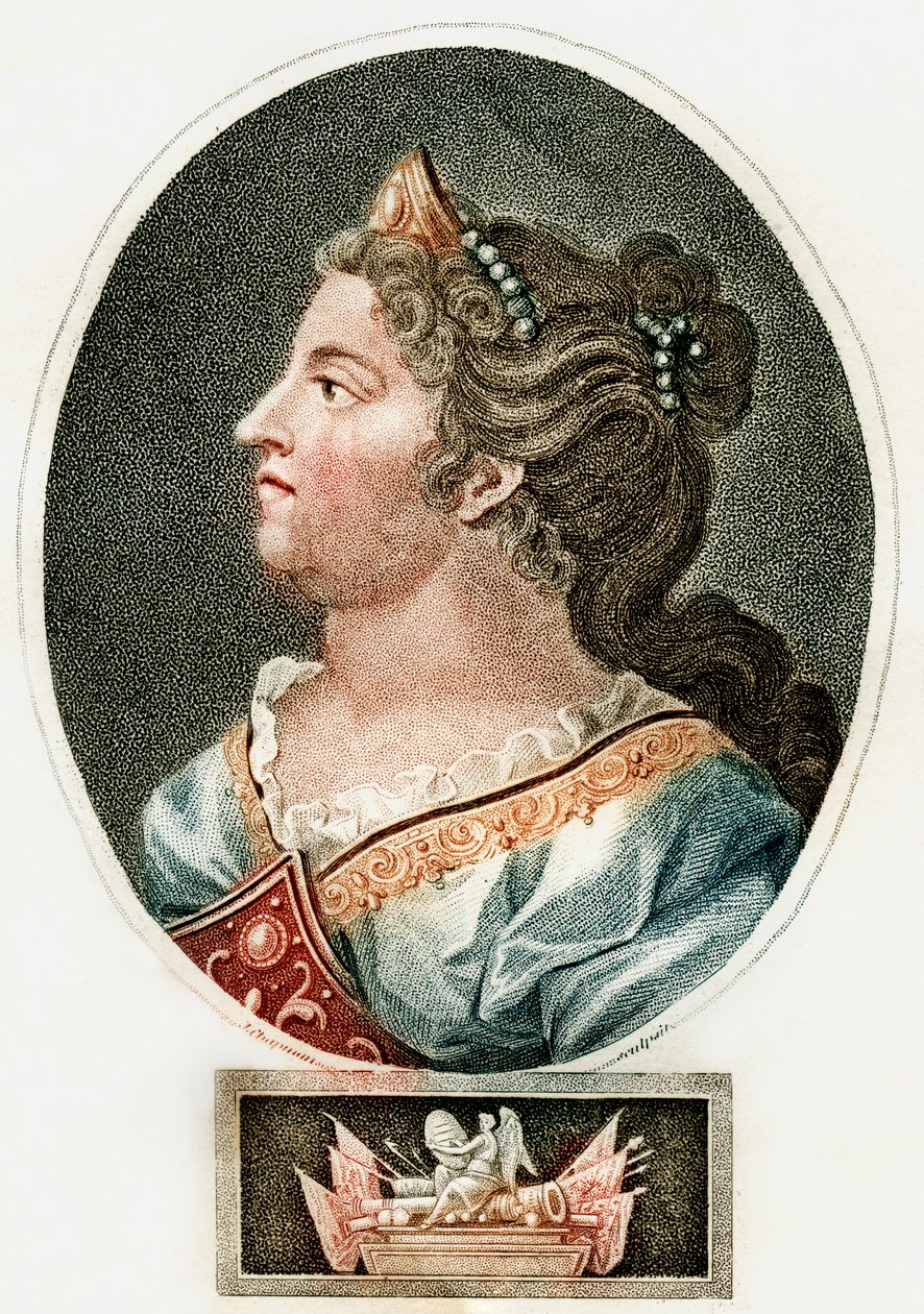 Anne, drottning av Storbritannien, c1796 av Unbekannt
