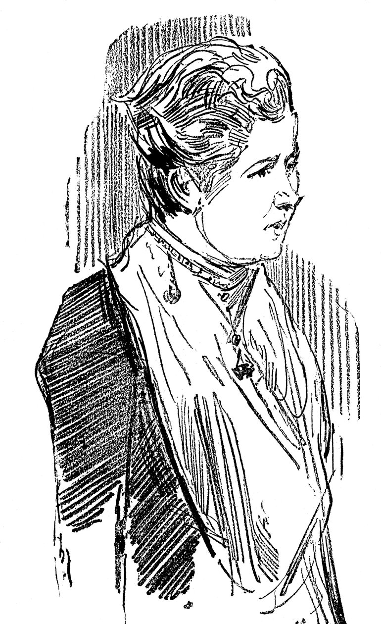 Annie Besant nee Wood 1847-1933, brittisk socialist och teosof, 1890 av Unbekannt