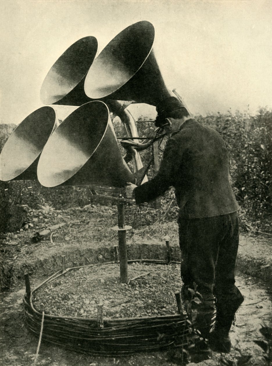 Luftvärnsanordning, första världskriget, 1914-1918, c1920. av Unbekannt