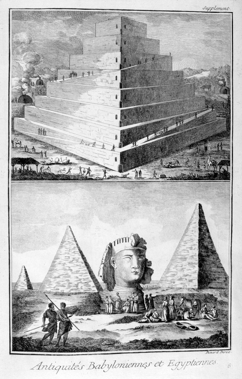 Fornminnen i Babylonien och Egypten, 1751-1777 av Unbekannt