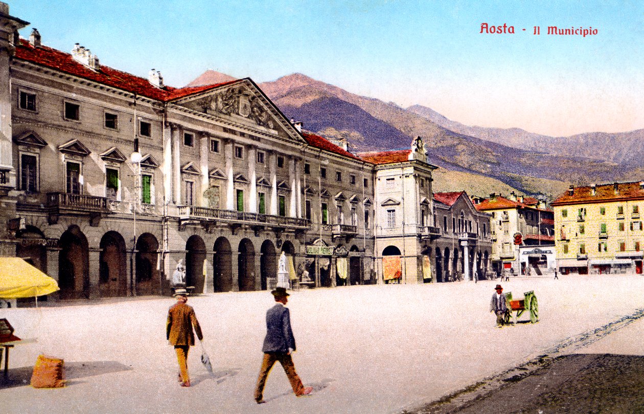 Aosta - Rådhuset, 1900-talet av Unbekannt
