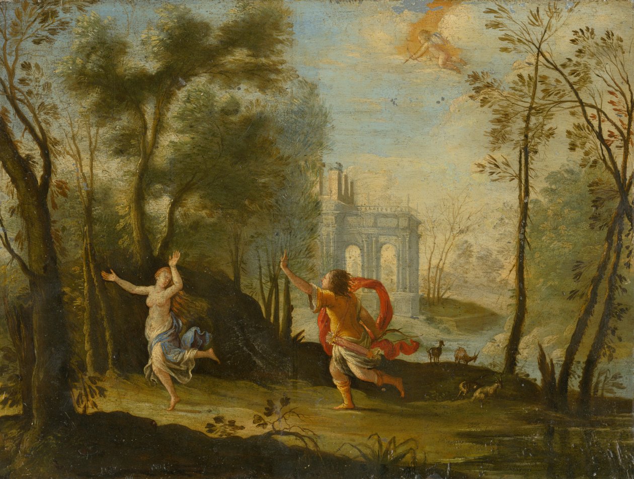 Apollo Pursuing Daphne av Unbekannt