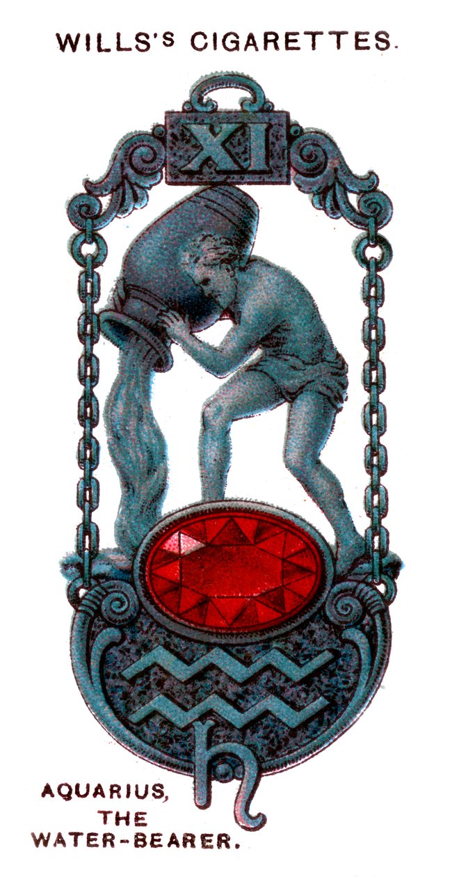 Vattumannen, vattenbäraren, 1923 av Unbekannt