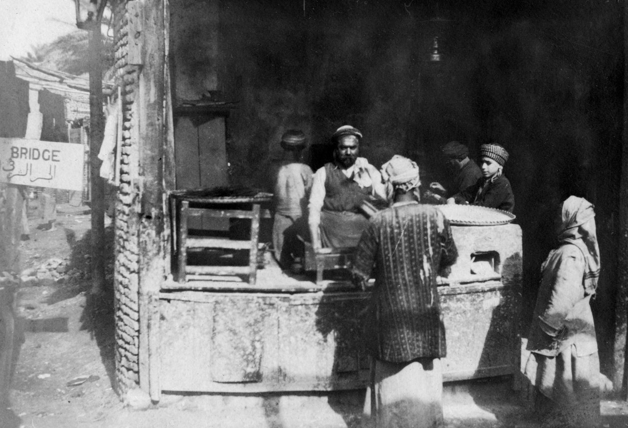 Arabisk kock, Aleppo Road, Bagdad, Irak, 1917-1919 av Unbekannt