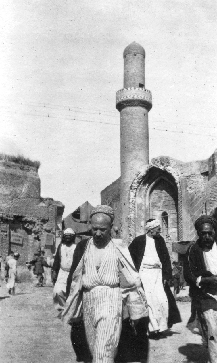 Arabisk gatubild, Irak, 1917-1919 av Unbekannt