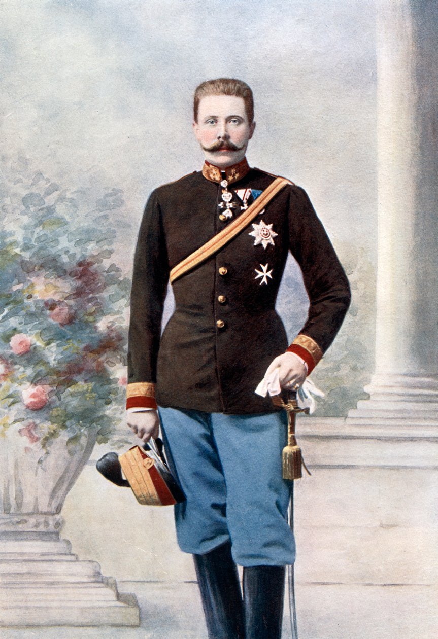 Ärkehertig Franz Ferdinand av Österrike, sent 1800-tidigt 1900-tal av Unbekannt