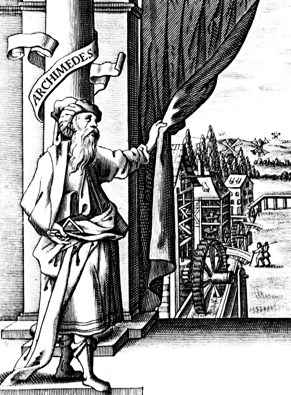 Arkimedes c287-212 f.Kr., antik grekisk matematiker och uppfinnare av Unbekannt