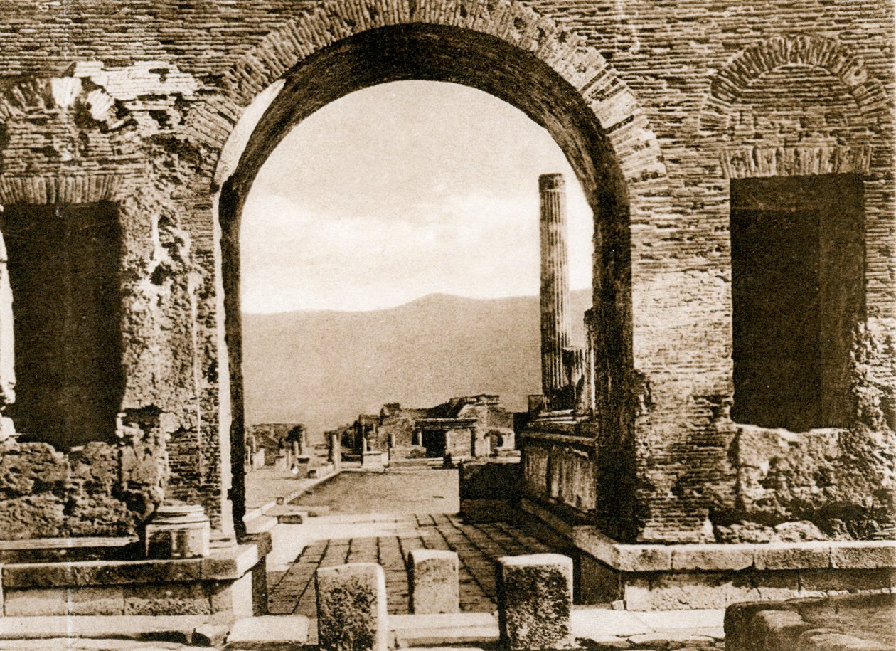 Neros båge, Pompeji, Italien, c1900-talet av Unbekannt