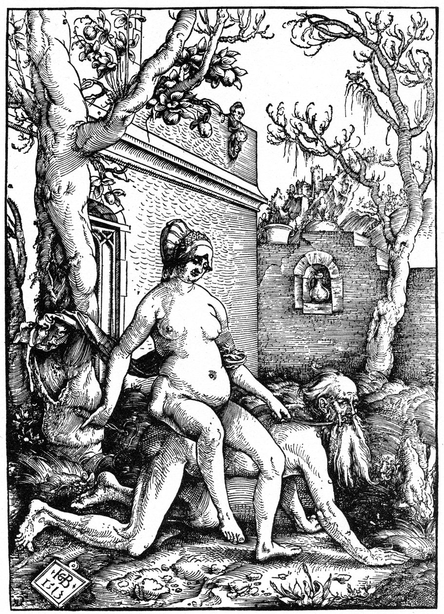 Aristoteles och Phyllis, 1513 1964 av Unbekannt