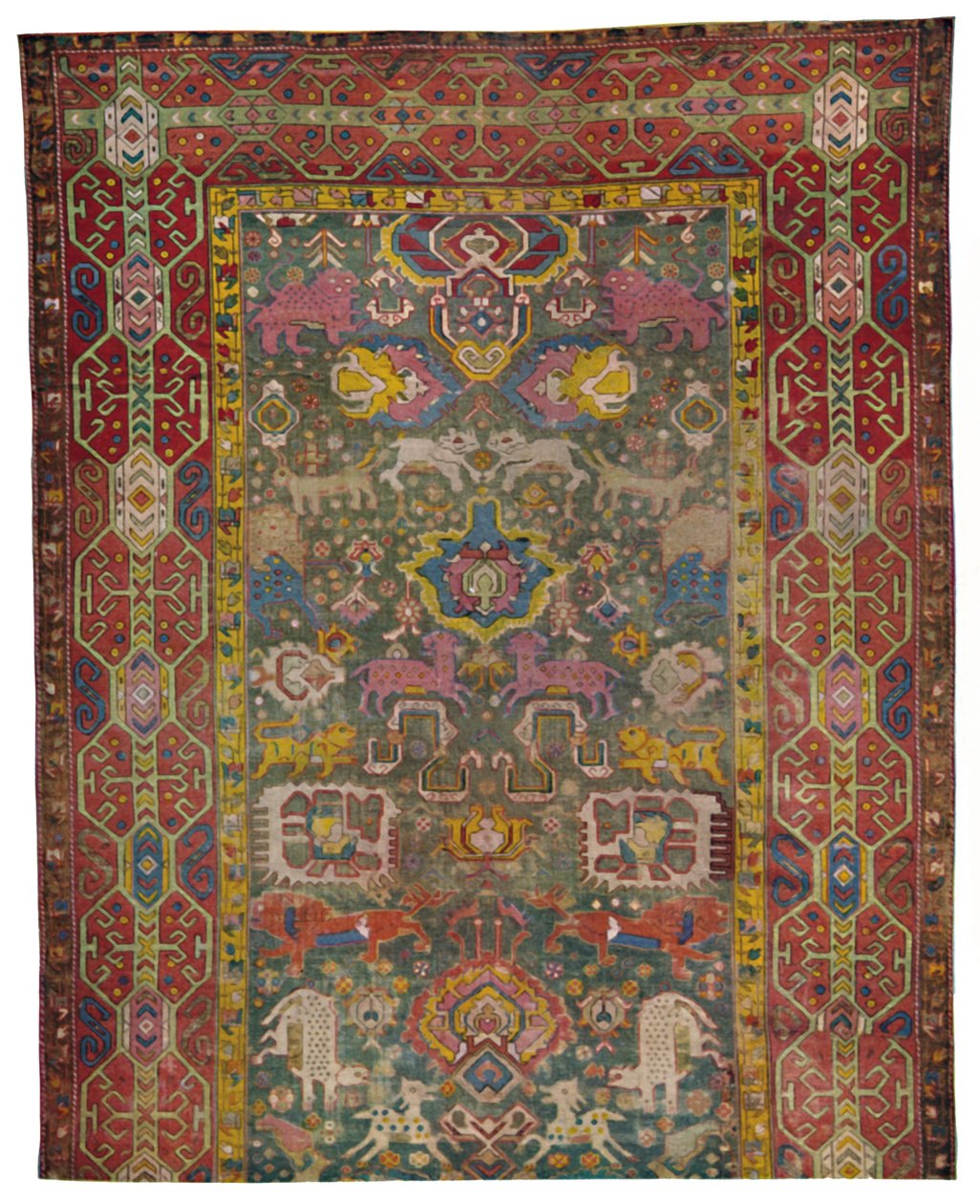 Armenisk Kouba mattdel, 1800-talet, 1928 av Unbekannt
