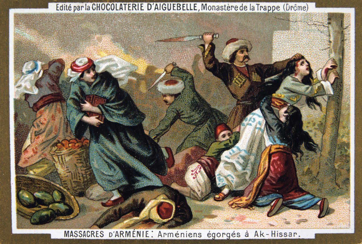 Armenier fick halsen avskuren vid Ak-Hissar, 1895 av Unbekannt