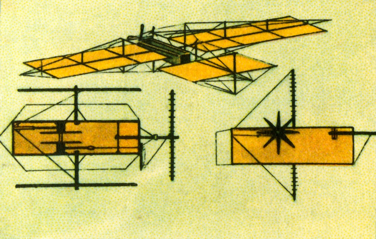 Arnold Böcklins flygmaskin, 1885, 1932. av Unbekannt