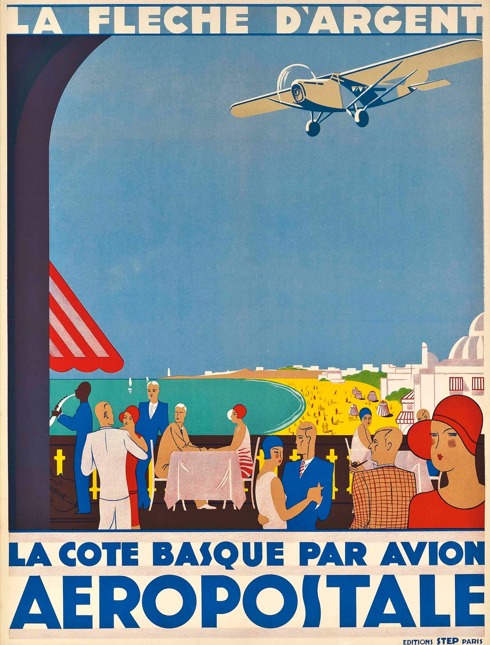 Aeropostale. Baskiska kusten, ca 1928-1930. av Unbekannt
