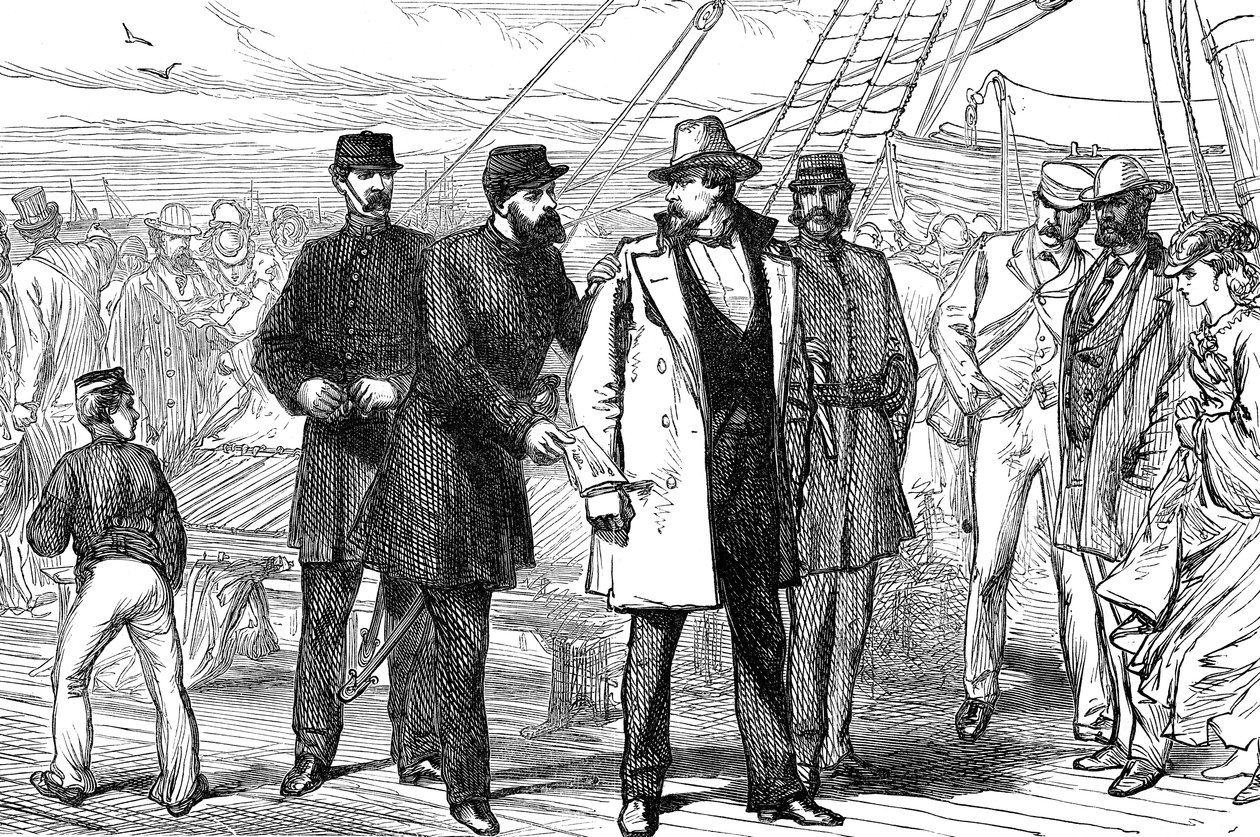 Arrestering av Charles OConnell, sent 1800-tal av Unbekannt