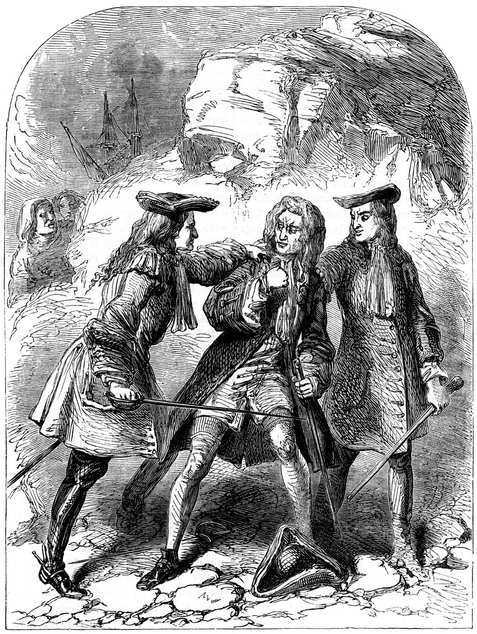 Arrestering av Sir John Fenwick, 1696 sent 1800-tal av Unbekannt