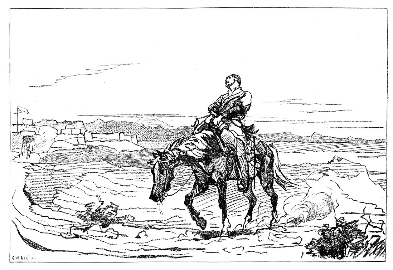 Dr Brydons ankomst till Jalalabad, 13 januari 1842, 1900 av Unbekannt