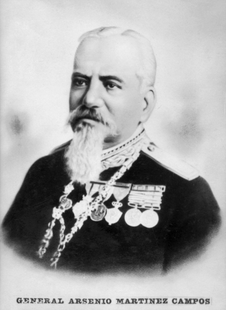 Arsenio Martinez Campos, född 1821, c1910 av Unbekannt
