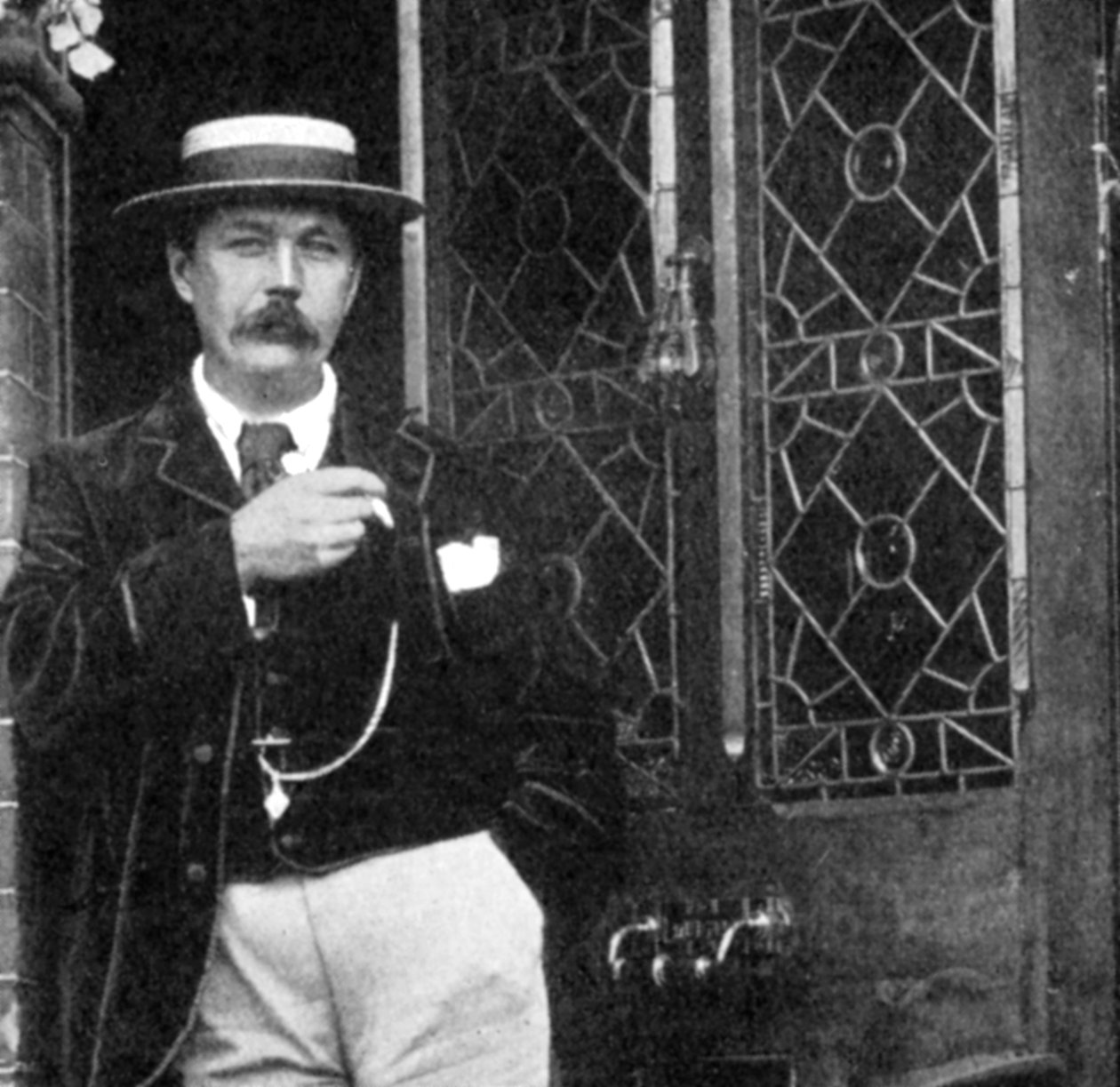 Arthur Conan Doyle, skotsk författare, c1900 av Unbekannt